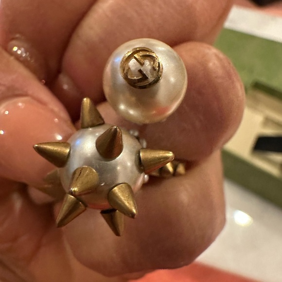 Ring Gold-Tone Metal & Faux Pearl - Picture 10 of 14